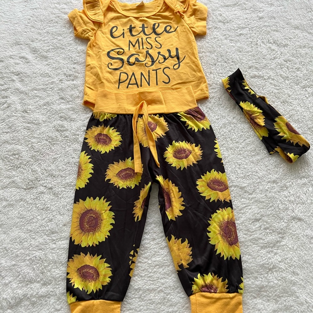 Baby girl matching set
